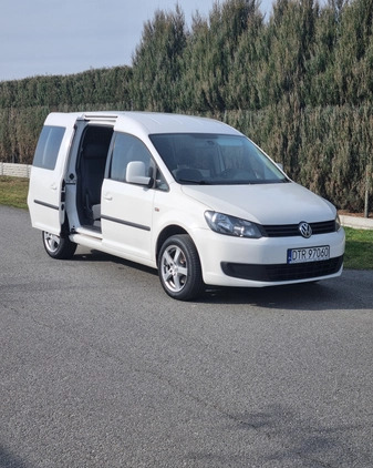 Volkswagen Caddy cena 42900 przebieg: 186000, rok produkcji 2015 z Żmigród małe 154